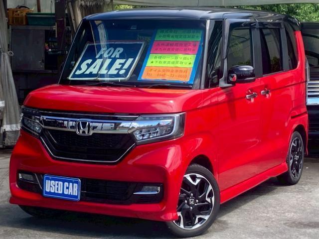 2018 Honda N-BOX CUSTOM G・L Turbo Honda SENSING SD Navi Both Power Doors