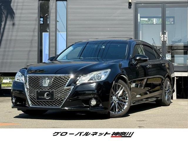 2013 Toyota Crown Athlete G Advanced Package Sunroof Black Genuine Leather Premium Sound