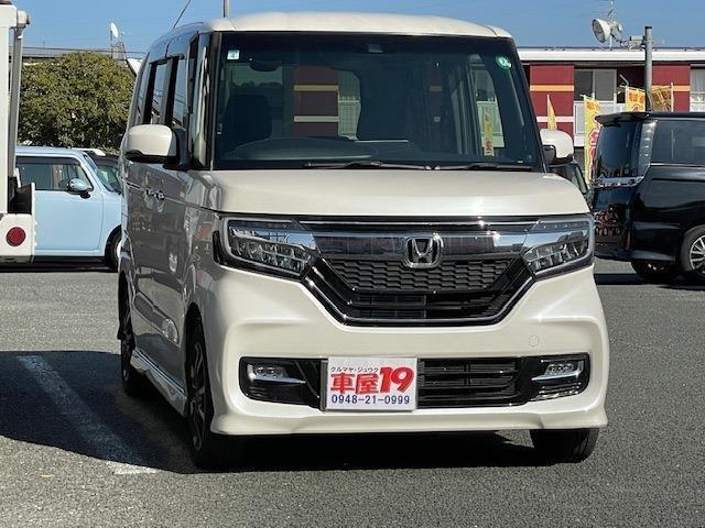 2018 Honda N-BOX Custom G L Honda Sensing Non-smoking Full TV Navi Blue B Camera Power Slider LED ETC
