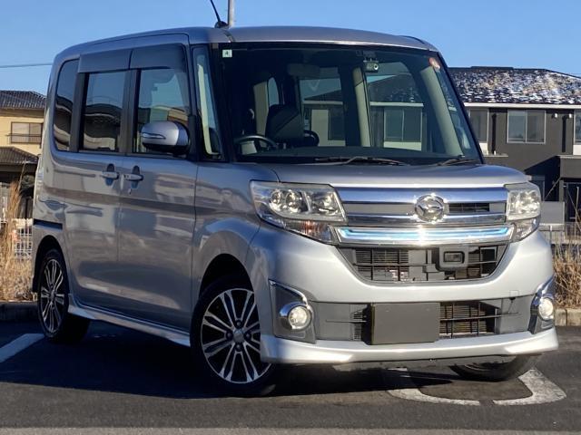 2014 Daihatsu Tanto Custom Custom RS SA Aftermarket Navi Back Camera ETC Front and Rear Drive Recorder Both Power Doors