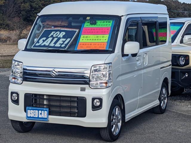 2023 Suzuki Every Wagon PZ Turbo High Roof SD Navi Left Power Door Collision Mitigation System