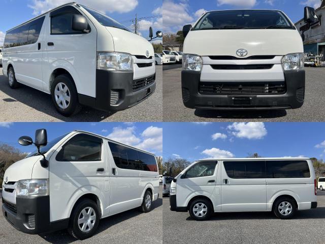 2013 Toyota HIACE VAN Long DX 3-Person Genuine Navi TV Bluetooth