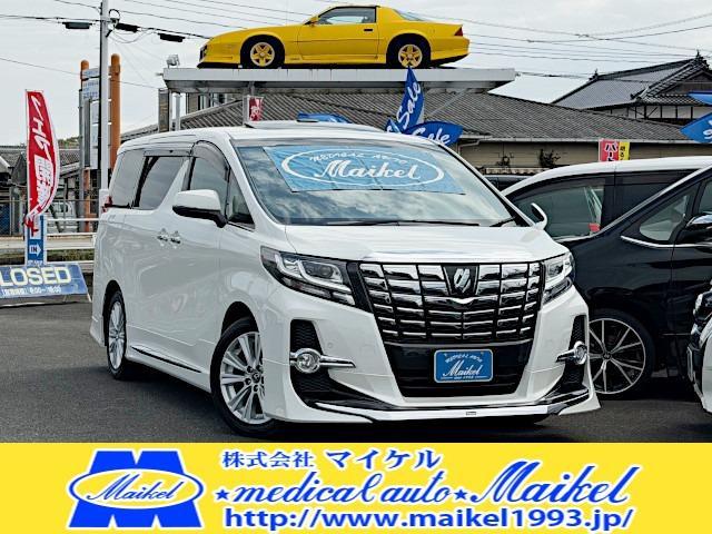 2017 Toyota Alphard ♪Interior Cleaned! Saga Origin! S A Package W Sunroof 11-inch Navigation 12.8-inch Flip-down