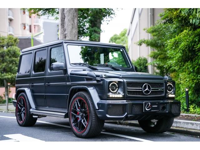 2015 Mercedes-AMG G Class 5D G63 AMG Magno Night Black Left Hand Drive Leather Exclusive Package 22 inch ED1AW Carbon Steering