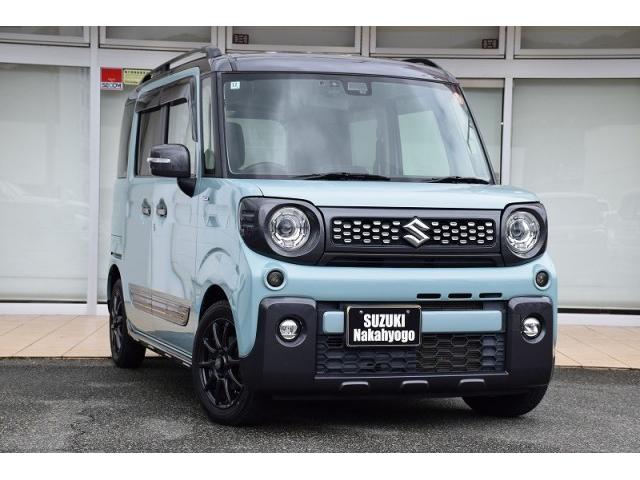 2018 Suzuki SPACIA 660 Gear HV XZ 4WD ★ Strada Navigation ★ B Camera ★ Full Seg ★ Both Sides Power Sliding Door