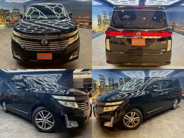 2011 Nissan Elgrand 250 Highway Star Black Half Leather Dual Power Sliding Doors