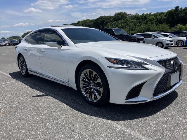 2020 LS Hybrid LS500h Version L *4WD* Moonroof Mark Levinson Panoramic View Monitor OP Aluminum — Photo 1