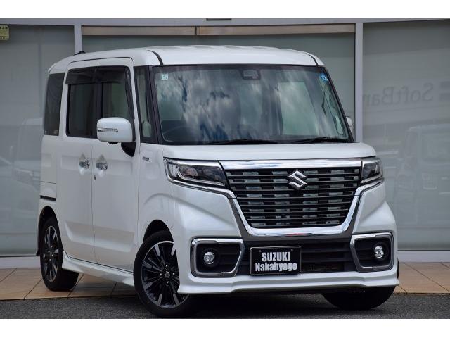 2018 Suzuki SPACIA 660 Custom Hybrid XS Turbo★1 Owner★Genuine All-Around Navigation★