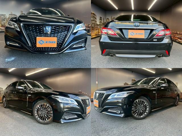 2019 Toyota Crown Hybrid G-Executive Black Leather Seats Manufacturer Navigation 360 Degree Monitor
