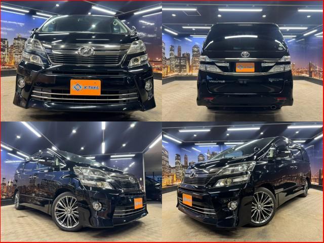 2013 Toyota VELLFIRE 2.4Z Golden Eyes Late Model Sunroof Black Half Leather