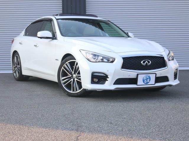 2015 Nissan SKYLINE 350GT Hybrid Type SP Glass Sunroof BOSE Sound Beige Interior Leather Seats
