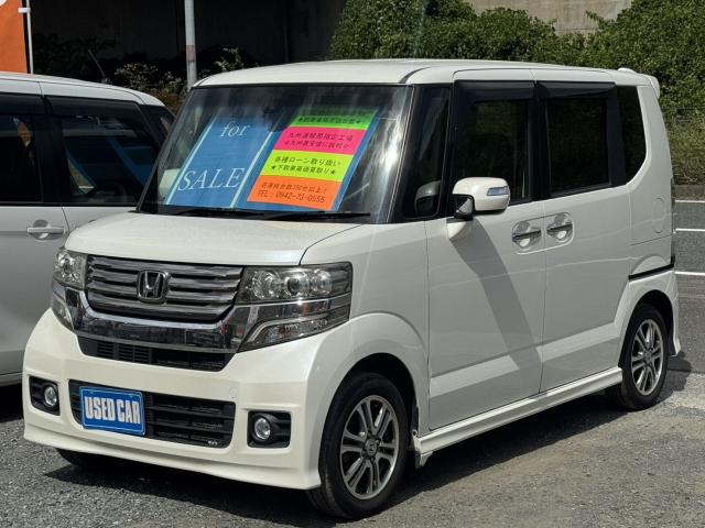 2014 Honda N-BOX 660 Custom G A Package/Collision Damage Reduction Brake/Electric Slide Door