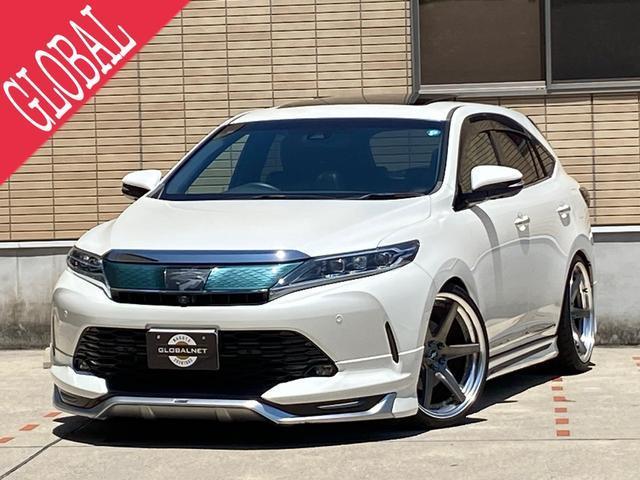 2017 Toyota Harrier Progress Late Model Sunroof Black Half Leather Seats Turbo