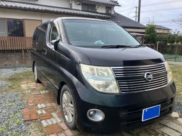 2008 Nissan Elgrand Highway Star Black Leather Edition