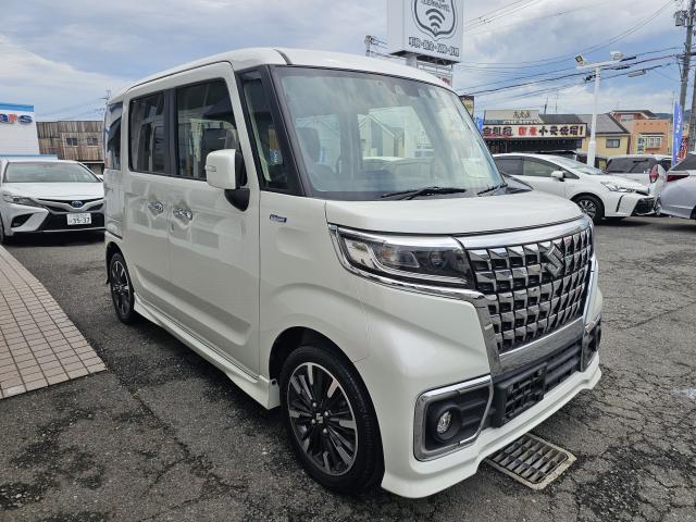 2022 Suzuki SPACIA CUSTOM HV XS ★Genuine 8-inch Navigation TV★Heater★ETC★Front and Rear Drive Recorder★