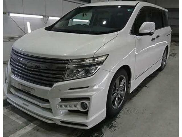 2011 Nissan Elgrand Rider Black Leather Seats Manual Seats 4WD