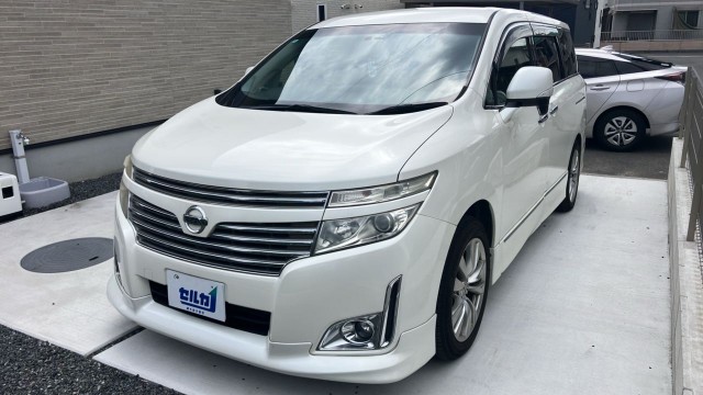 2013 Nissan Elgrand 250 Highway Star Black Leather