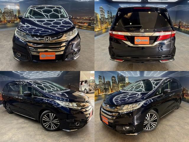 2014 Honda ODYSSEY Absolute EX Dual Power Sliders Black Half Leather Rear Seat Monitor