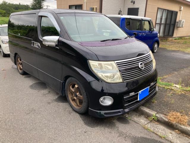2008 Nissan Elgrand Highway Star Black Leather Edition