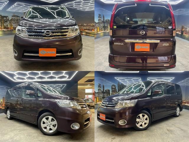 2009 Nissan SERENA Highway Star V Selection Both Sides Power Slide Genuine Navi Back Camera
