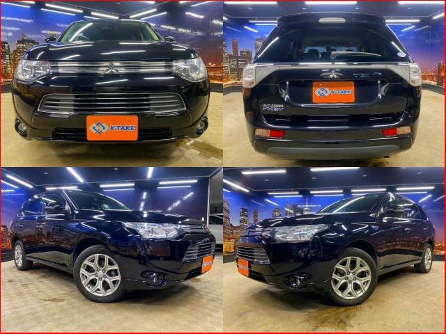 2014 Mitsubishi Outlander PHEV G Navigation Package, Sunroof, Black Half Leather