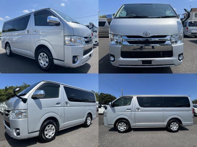 2019 Toyota HIACE VAN Long Super GL Gasoline Dual Slide Doors Small Window LED