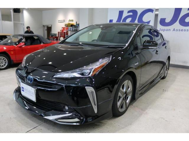 2019 Toyota Prius S Touring Selection Aftermarket Navigation TV Black Leather Modellista Type Aero Pre-Crash