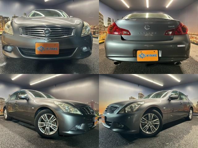2010 Nissan SKYLINE 250GT A Package Late Model Beige Half Leather Manufacturer Navigation
