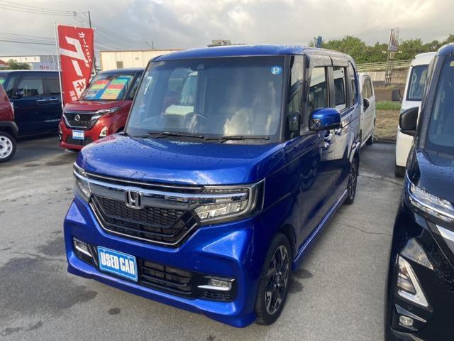 2019 Honda N-BOX CUSTOM G L Turbo Honda Sensing 9-inch SD Navigation Collision Mitigation System