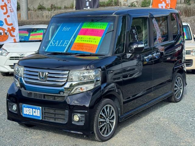 2012 Honda N-BOX 660 Custom G Turbo Package / Both Sides Electric Sliding Doors / HDD Navi / Bluetooth