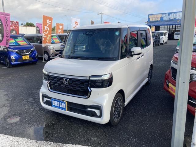 2024 Honda N BOX Custom Turbo Genuine 9-inch Navigation Both Power Doors Collision Mitigation System