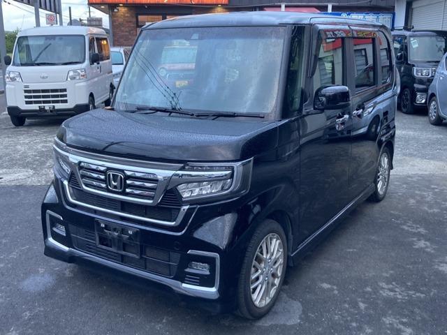 2023 Honda N-BOX CUSTOM L Turbo SD Navi Both Power Doors Collision Mitigation Brake