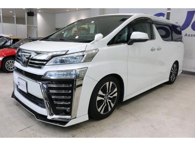 2018 Toyota Vellfire ZG Edition Aftermarket Navi TV Black Leather SR Coilovers F Lip Flip Down