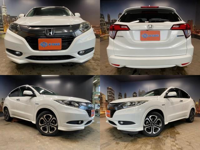 2014 Honda Vezel Hybrid Hybrid Z One Owner Black Half Leather Genuine Navi