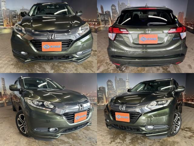 2014 Honda Vezel Hybrid Hybrid Z Black Half Leather Genuine Memory Navi Back Camera