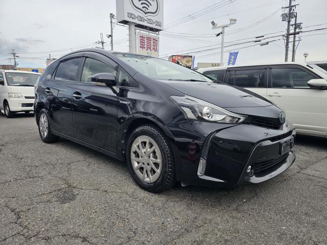 2018 Toyota Prius a S Tune BLACK 2 Genuine 9-inch Navigation 7 Seater BETC Drive Recorder Heater