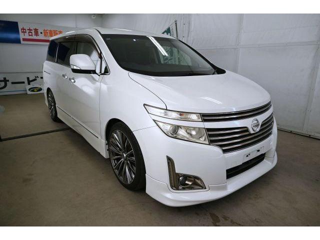 2012 Nissan Elgrand 250 Highway Star Urban Chrome Both Power Slide Doors Back Monitor