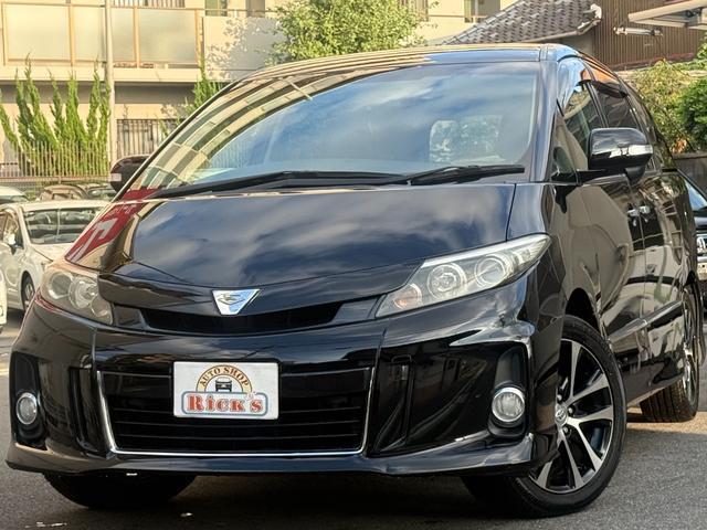 2013 Toyota Estima Aeras Premium Edition Half Leather Seats Navigation TV BT