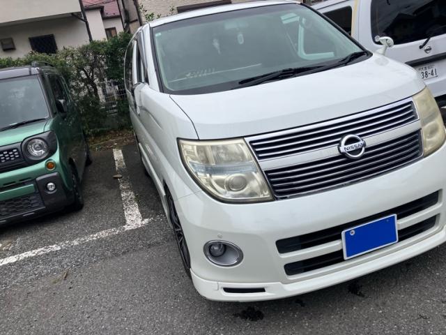 2007 Nissan Elgrand Special Highway Star Red Leather Premium Selection