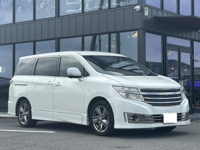 2014 Nissan Elgrand Rider Black Line Black Leather Seat Specification Power Seat F Down M