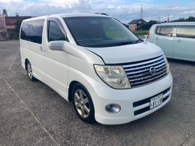 2007 Nissan Elgrand Special Highway Star Stylish Silver Leather