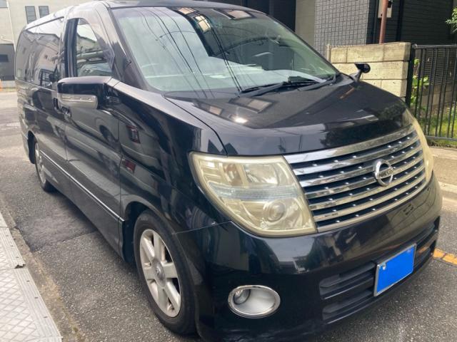 2007 Nissan Elgrand Special Highway Star Black Leather Limited