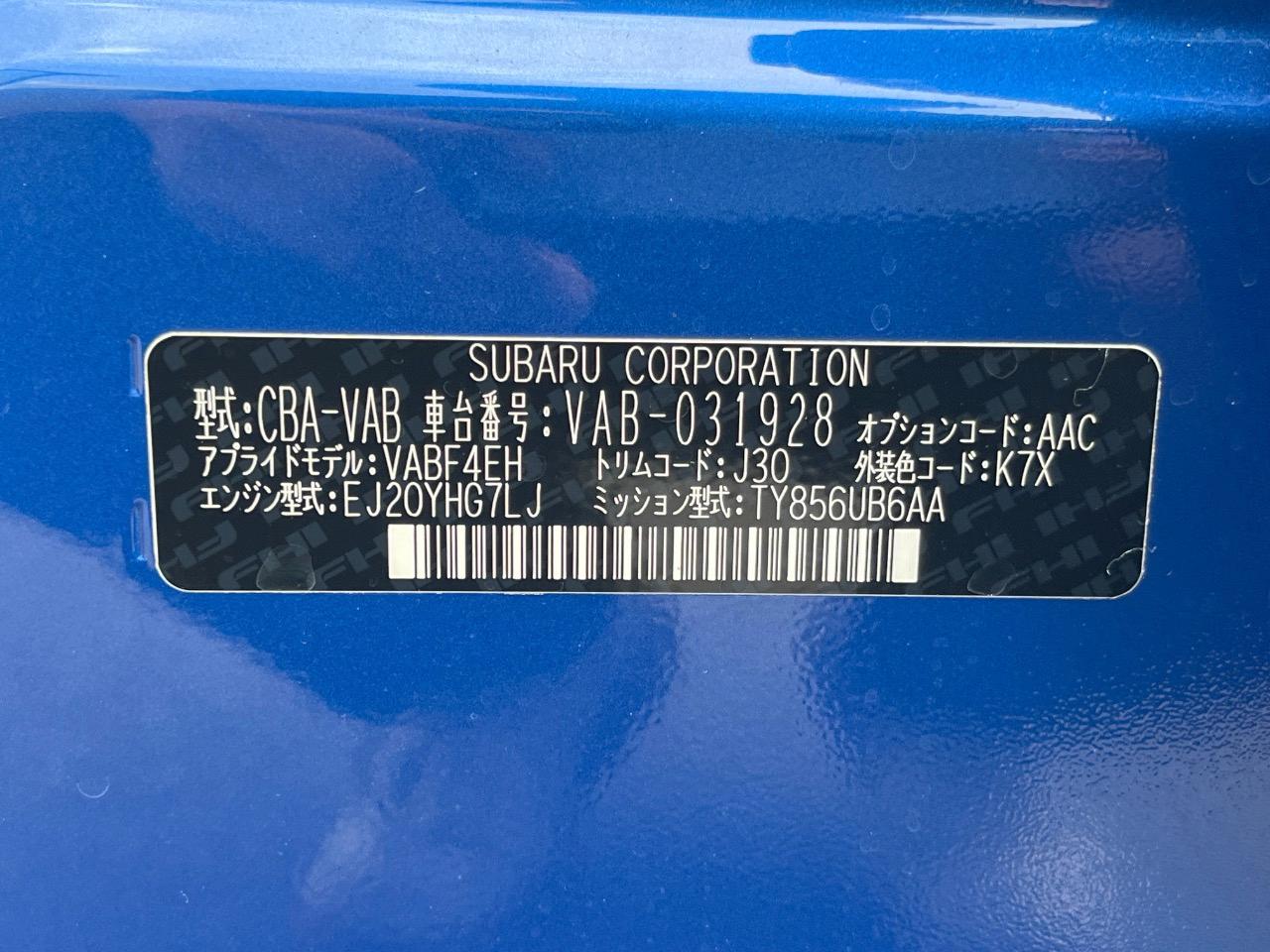 2019 Subaru WRX STI STI
