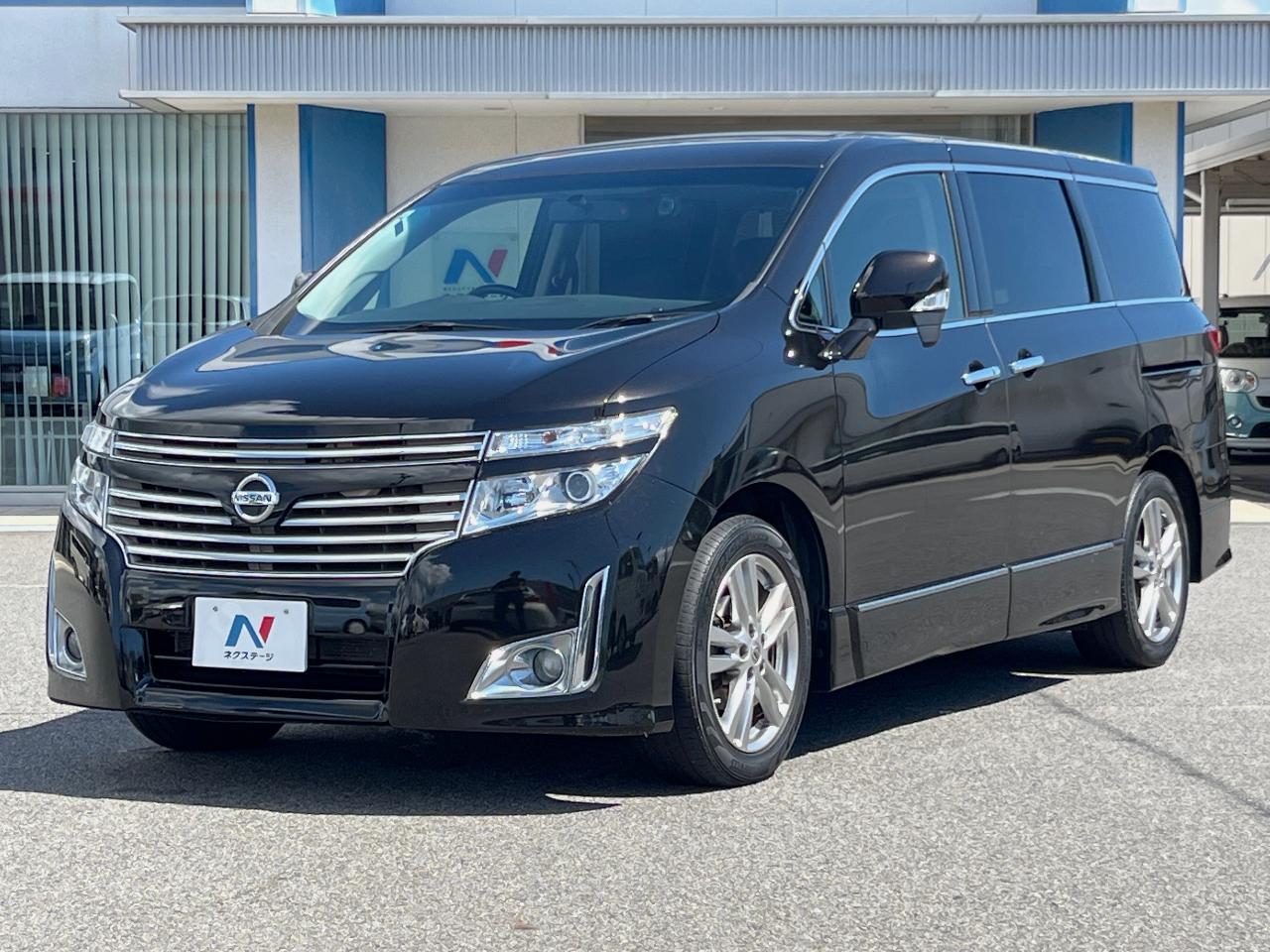 2013 Nissan Elgrand 250 Highway Star Black Leather