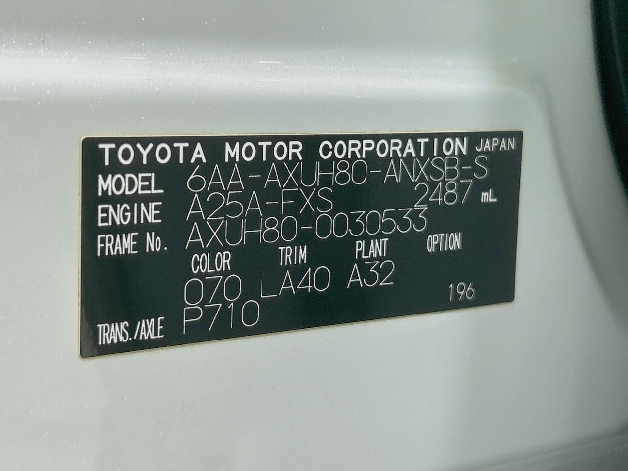 2021 Toyota Harrier Hybrid Z Leather Package