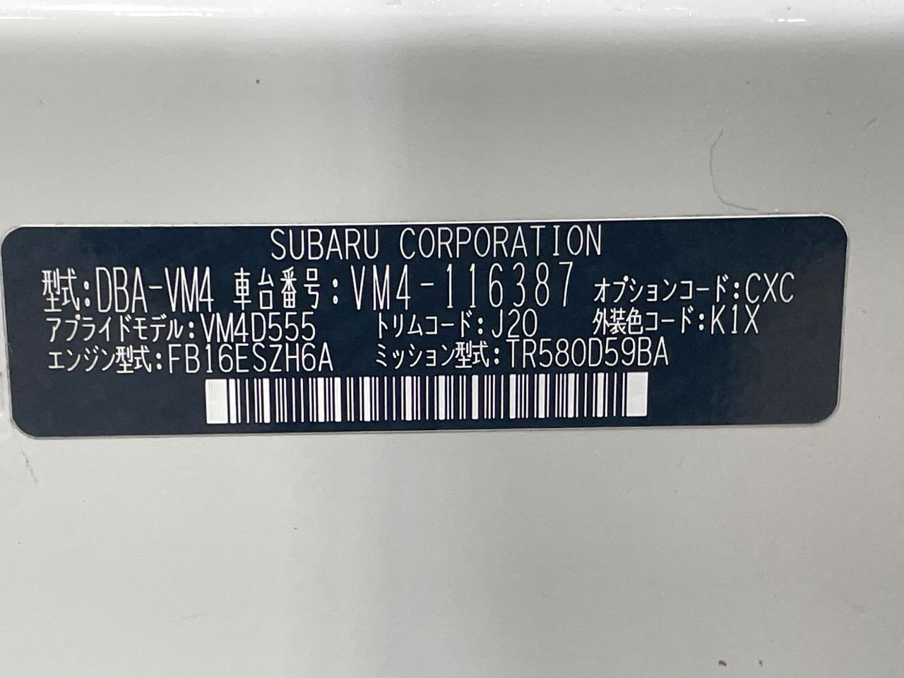 2018 Subaru Levorg 1.6 GT-S EyeSight
