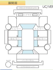 Body condition diagram (damage marks, Japanese labels)