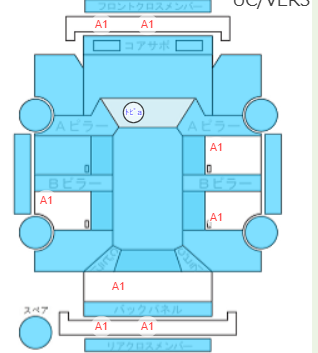 Body condition diagram (damage marks, Japanese labels)