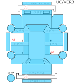 Body condition diagram (damage marks, Japanese labels)