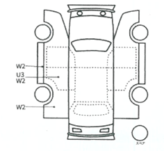 Body condition diagram (damage marks, Japanese labels)